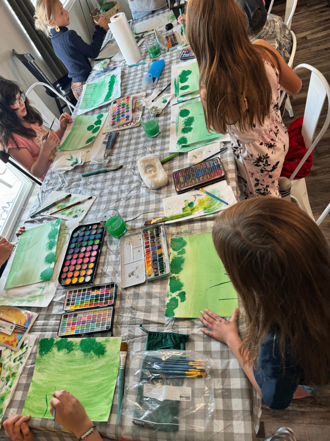 Art class watercolor